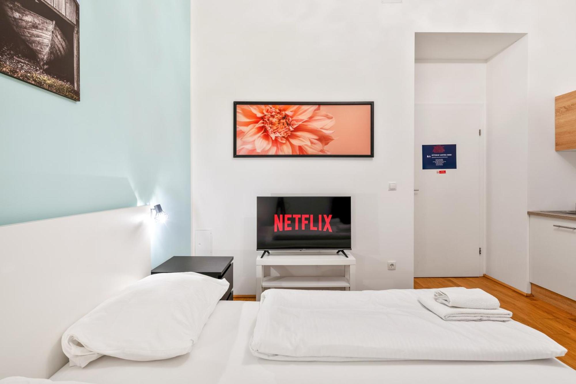 522 Mbits Wifi Air Con Free Parking Apartment Wina Bagian luar foto